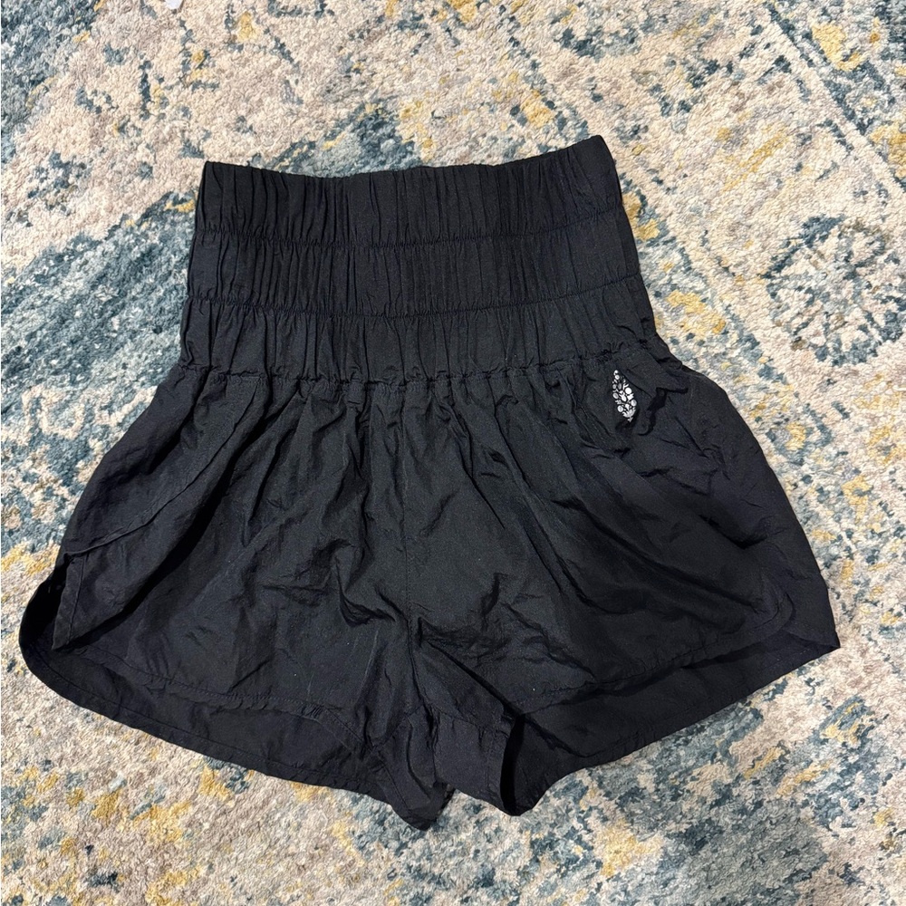 Fp Movement by Free People Black High-Waisted Shorts